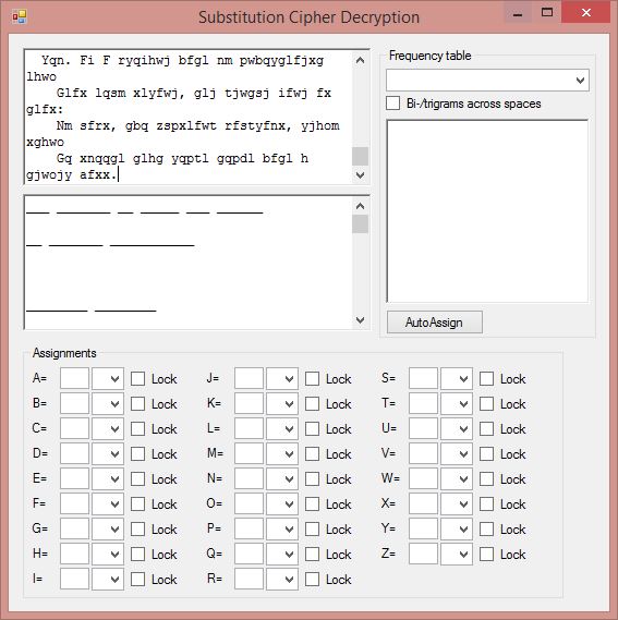 SubstitutionCipherDecryption - загрузка текста